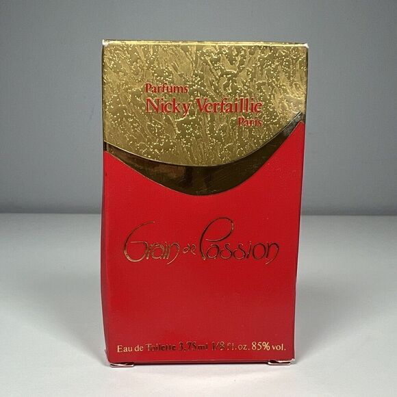 Grain de Passion Nicky Verfaillie Eau de Toilette Mini Perfume 3.75ml 1/8 oz NIB - Picture 4 of 8
